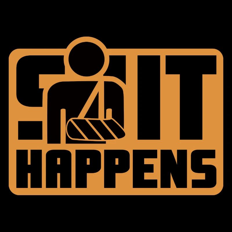 shit happens gebrochene Knochen Unfall