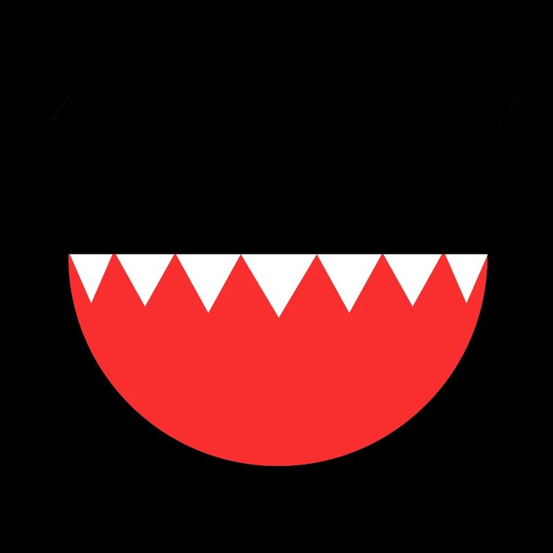 Haifisch-Gesicht