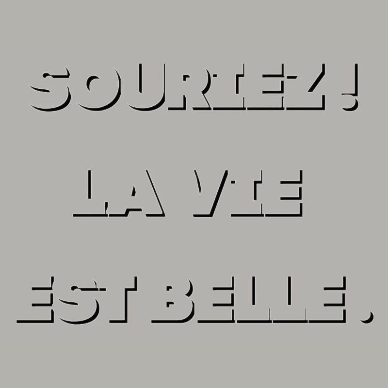 Neon Outline Typog Schwarz