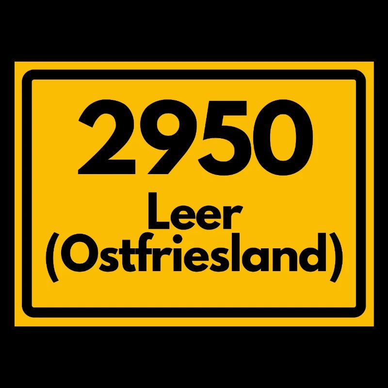 OLD POSTCODE ZIP CODE RETRO 2950 LEER EAST FRISIA