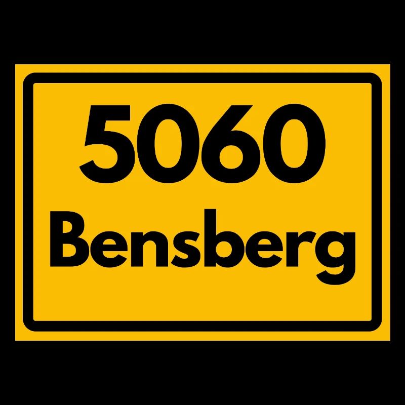 ALTE POSTLEITZAHL PLZ RETRO 5060 BENSBERG