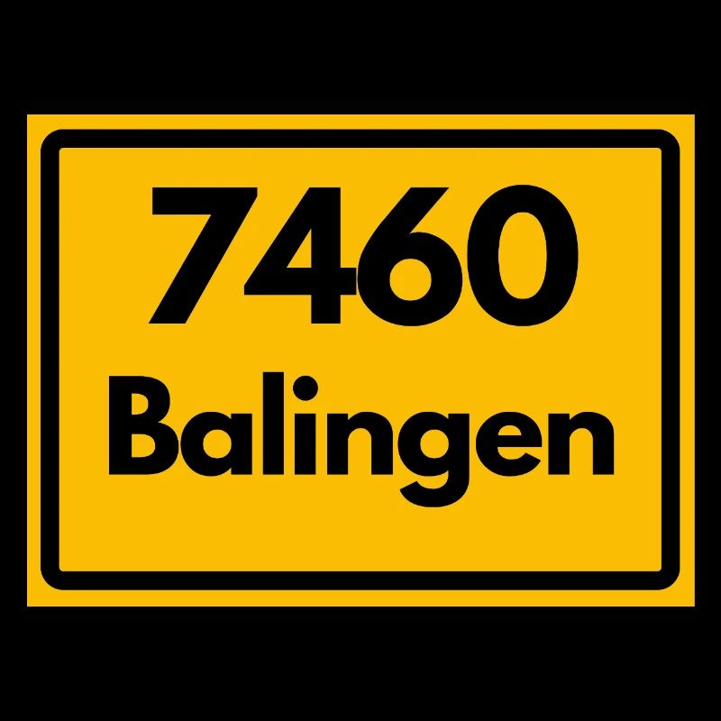ALTE POSTLEITZAHL RETRO 7460 BALINGEN HEIMATSTOLZ 
