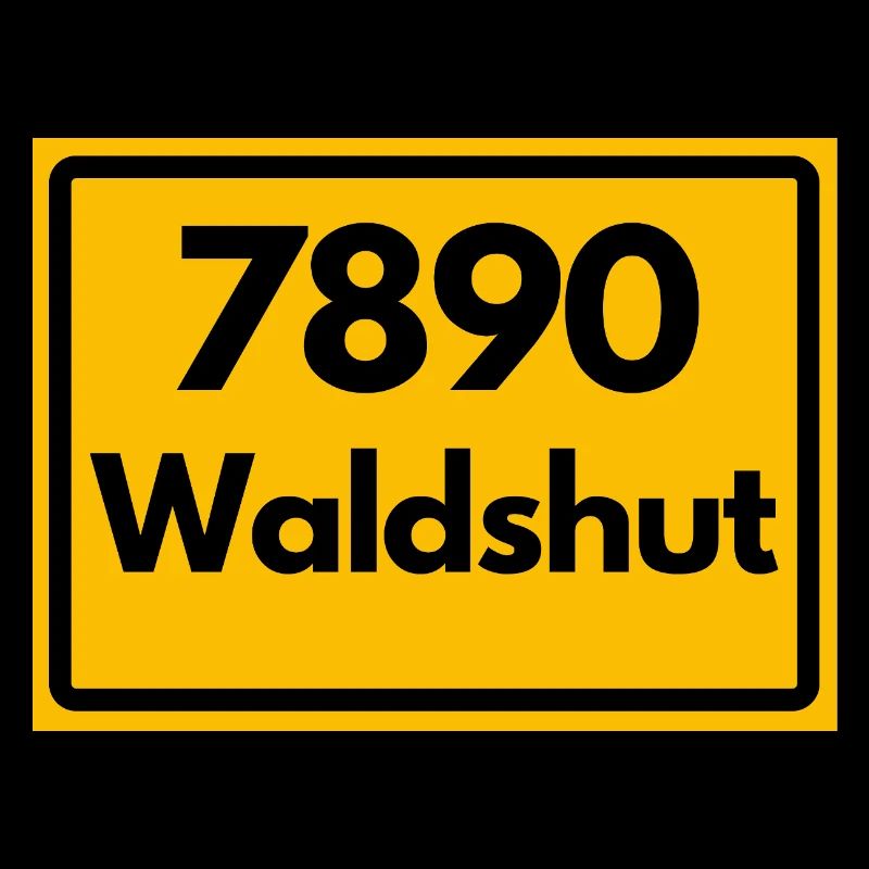 ANCIEN CODE POSTAL RETRO 7890 WALDSHUT HEIMAT