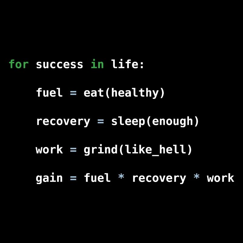 Python code, success, grinding, programming