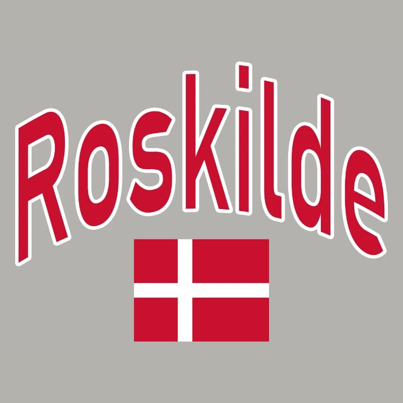 Drapeau de Roskilde Danemark