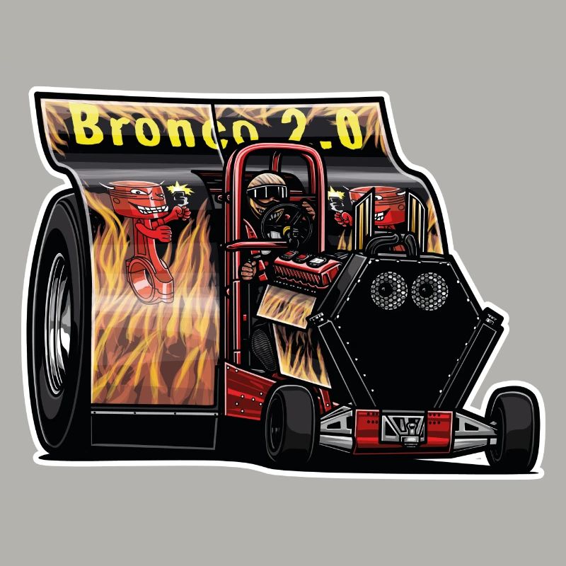 Tractor Pulling // Illustration