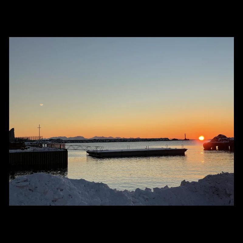 Coucher de soleil sur les Lofoten