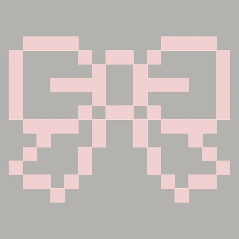 Pink Pixel Bow