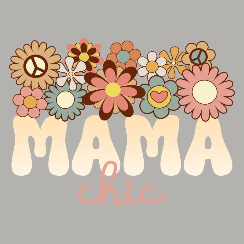 Retro Boho 1970 Maman Formidable Maman Chic