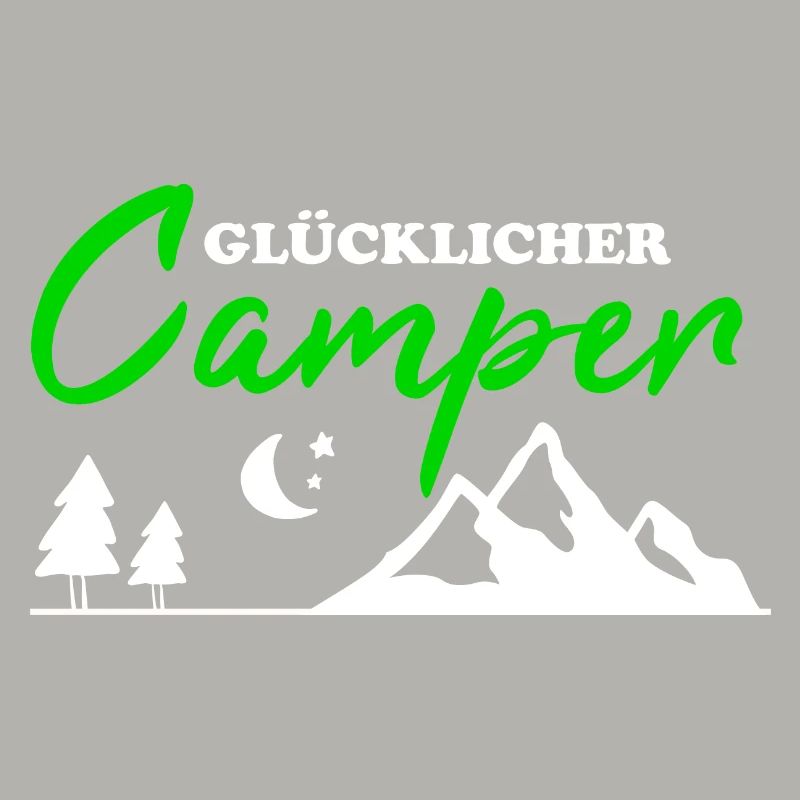 Happy Camper Camping Men Gift Funny