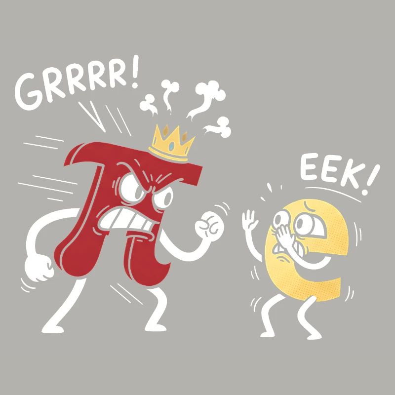 Mathematics Constants Pi Threatened e Comic