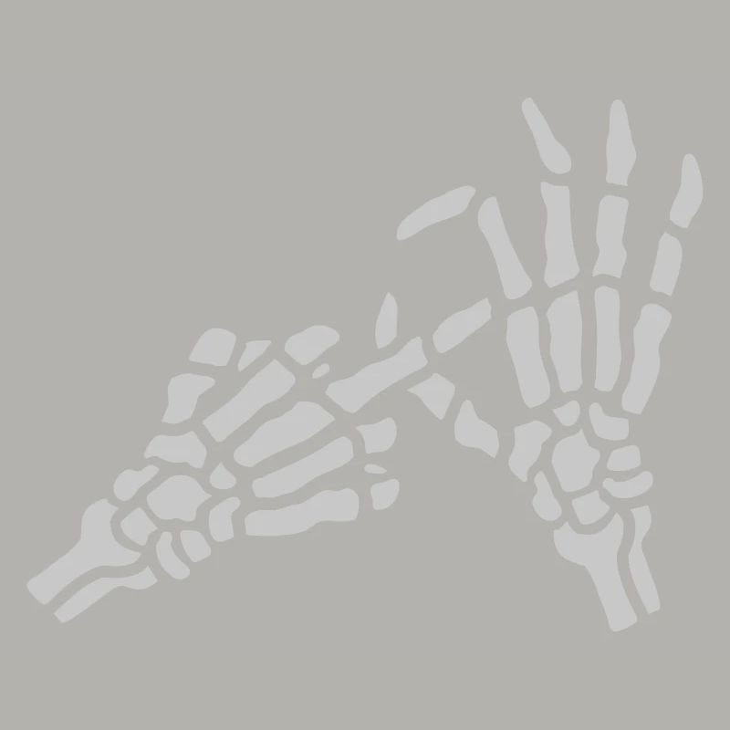 Skeleton Middle Finger Hole Gesture