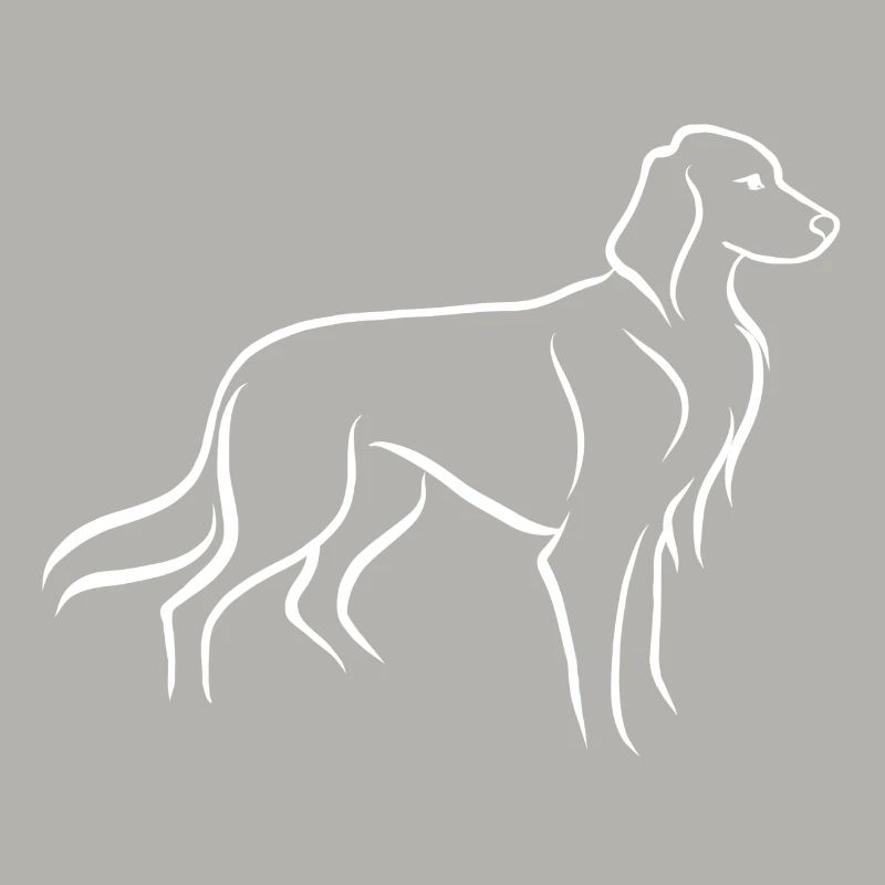 Setter stehend