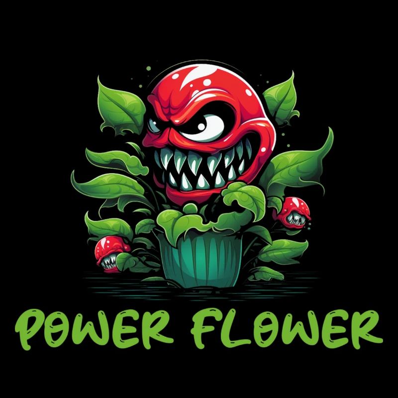 Plante à fleurs de puissance