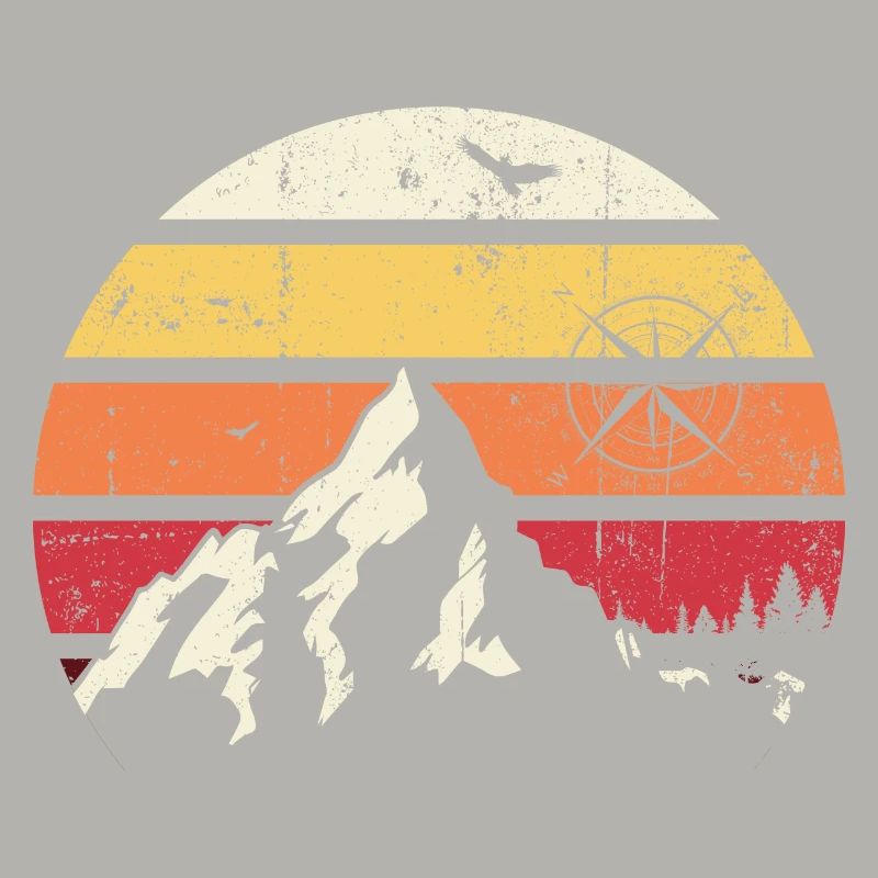Alpine Sunset Kompass