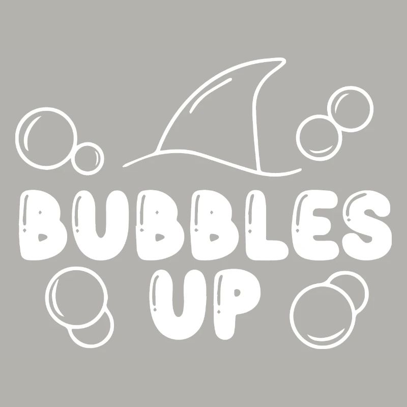 Bubbles Up Shark Lover murs Love Beach Bubble Up