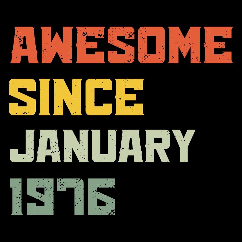 Großartig seit Januar 1976 Geburtstagsgeschenk