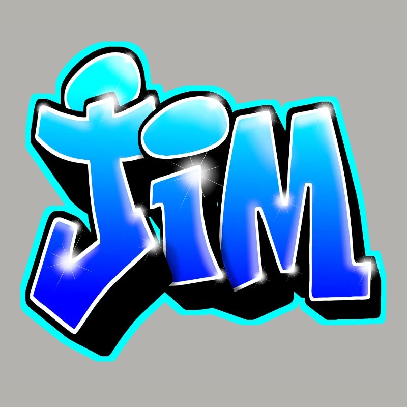 GRAFFITI NAME JIM