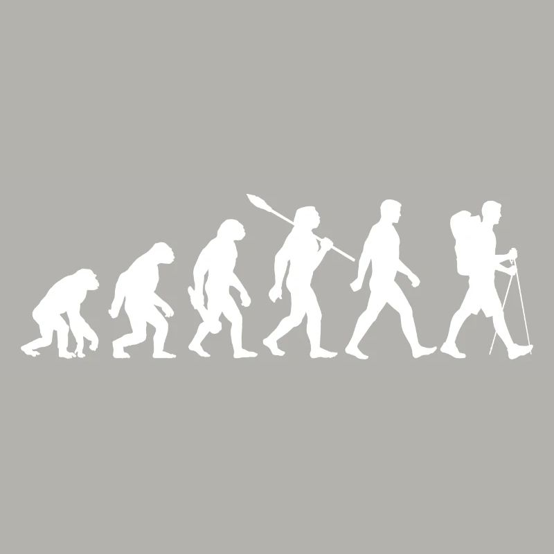 Evolution - Wandern - Wanderer - Trekking