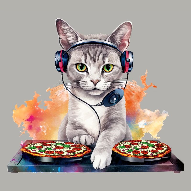Disque Jockey Pizza Chat de l’Espace - Interstellaire