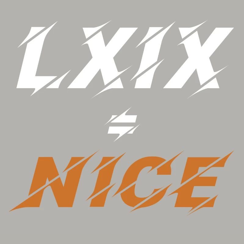 69=Nice en chiffres romains