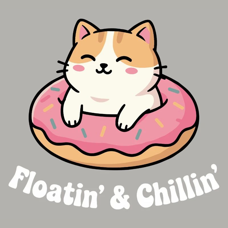 Cat Donut Chill at Pinkfrost