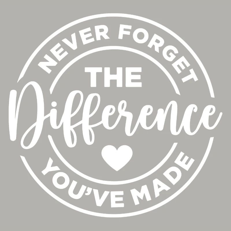 Never Forget the Difference