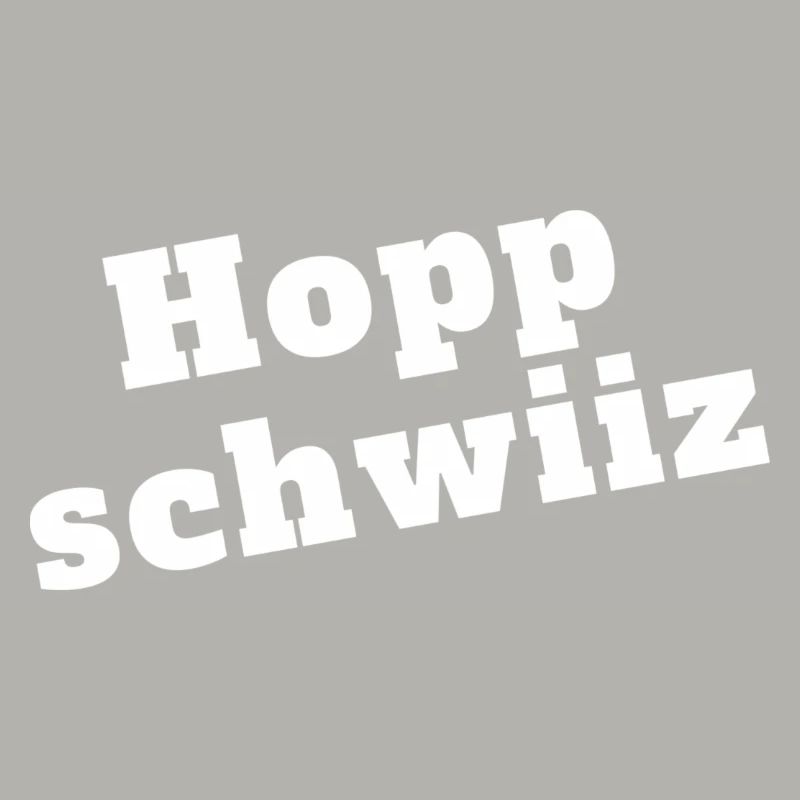 Dialecte Alsacien, Hopp schwiiz.