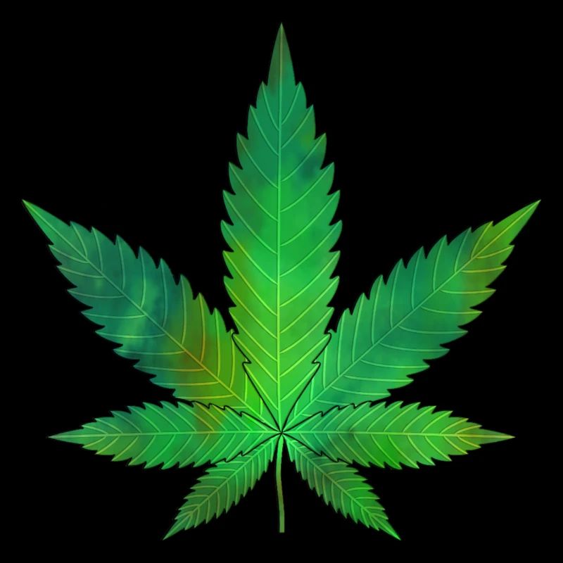 Weed Ölfarbe