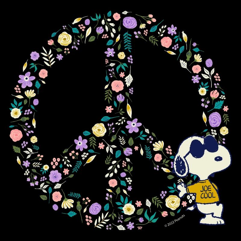 Peanuts Snoopy Peace Zeichen Frieden