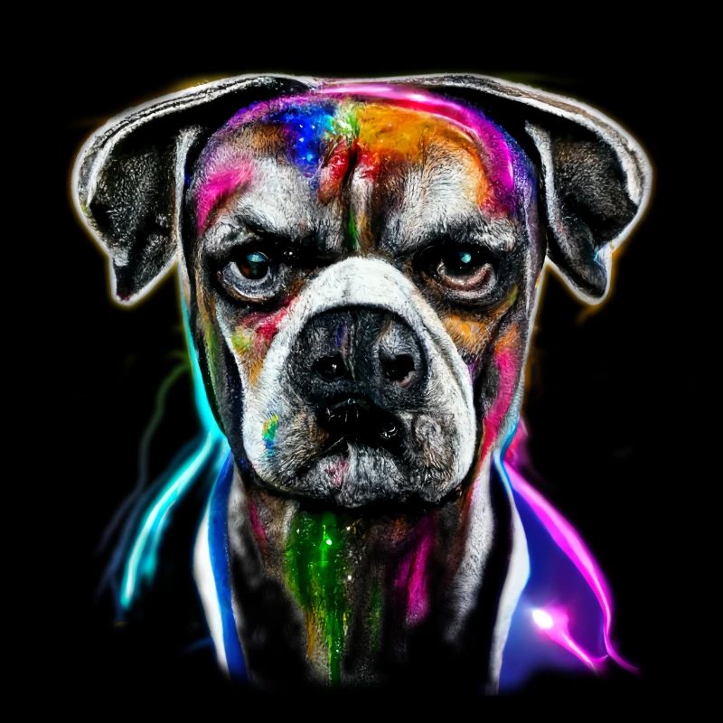 Boxer Design in Farbe