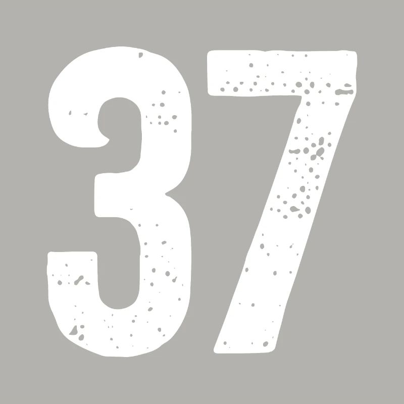 37 Numéros Blanc