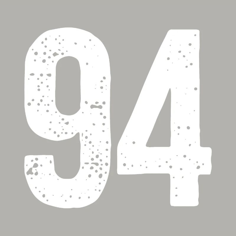 94 Numéros Blanc