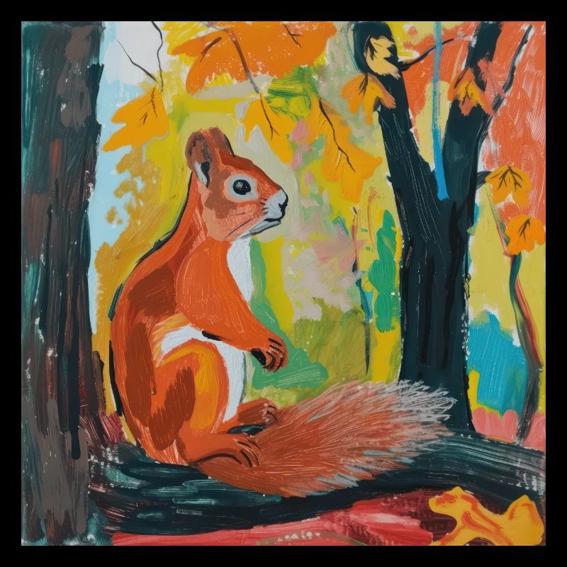 squirrel, colorful, animal, gift, gift idea