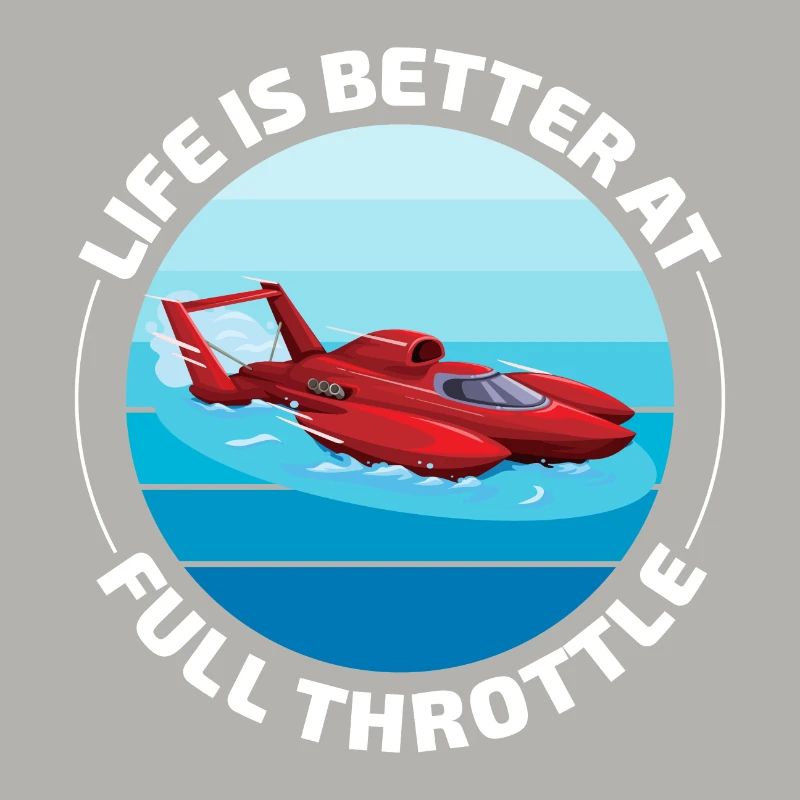 Plaisir à plein régime : les courses d’hydroplanes rient