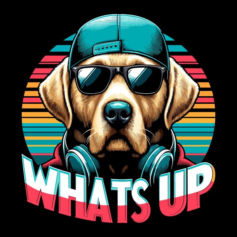 Dudley Labrador What’s Up Cool Dog Gift