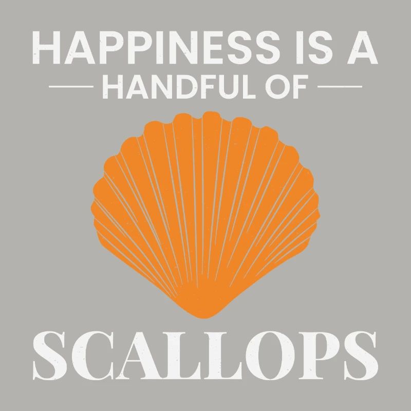 Scallop Seashells Collector Beachcomber Shellfish
