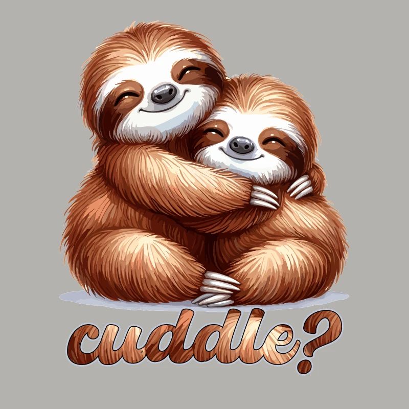Sloths Sloth Snuggle Gift