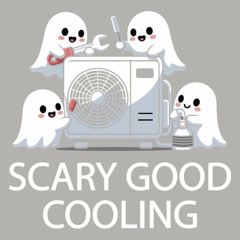 Halloween Ghost HVAC Design - Scary Good Cooling