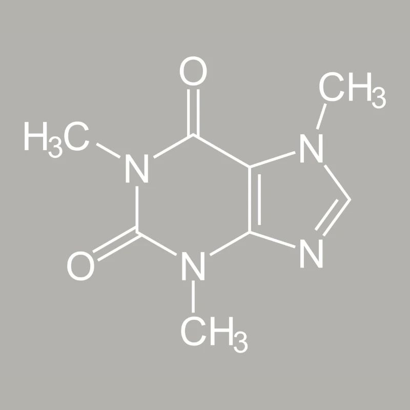 Koffein Molekül Strukturformel