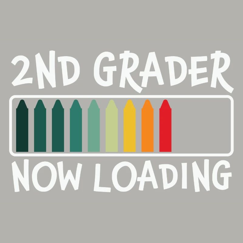 2nd grader now loading 2nd class shirt