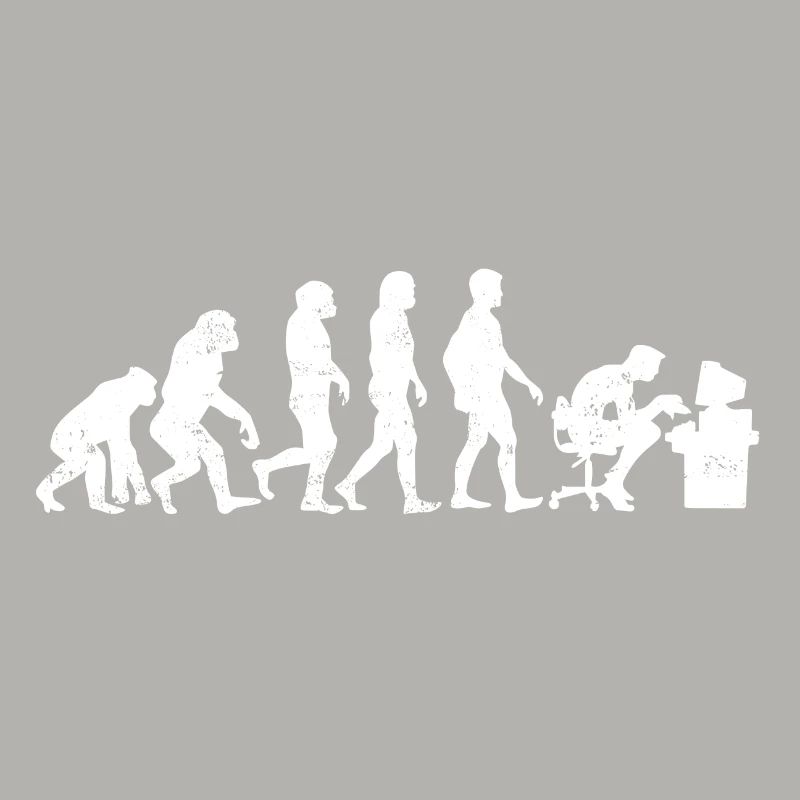 évolution des programmeurs codeur cadeau informatique