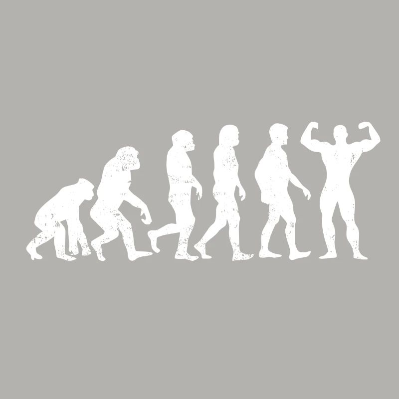 Muskelmann Evolution geschenk bodybuilder maschine