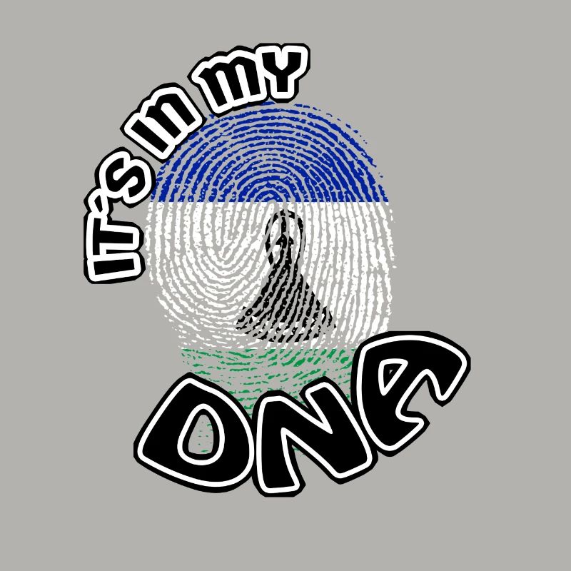 Geschenk Its in my dna dns roots Lesotho