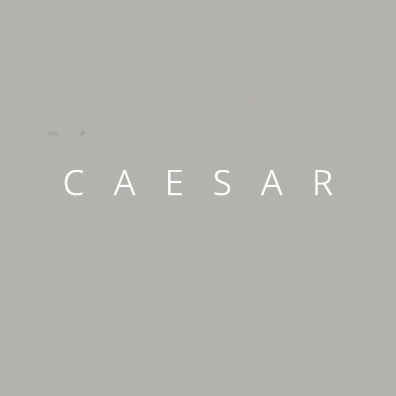 Caesar Schriftzug Weiß Geschenkidee