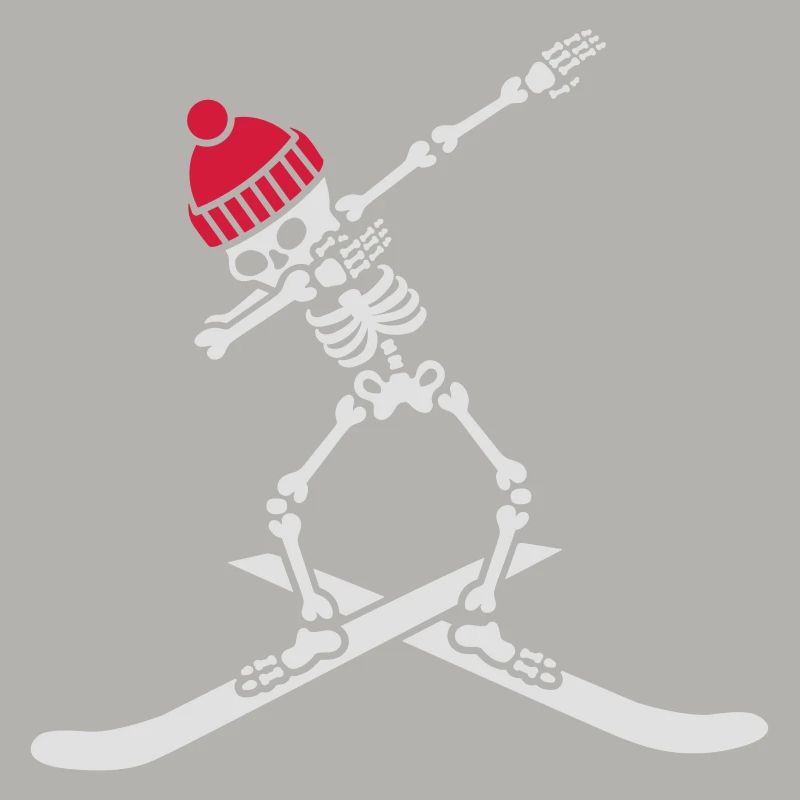 Dab dabbing skeleton ski skiing