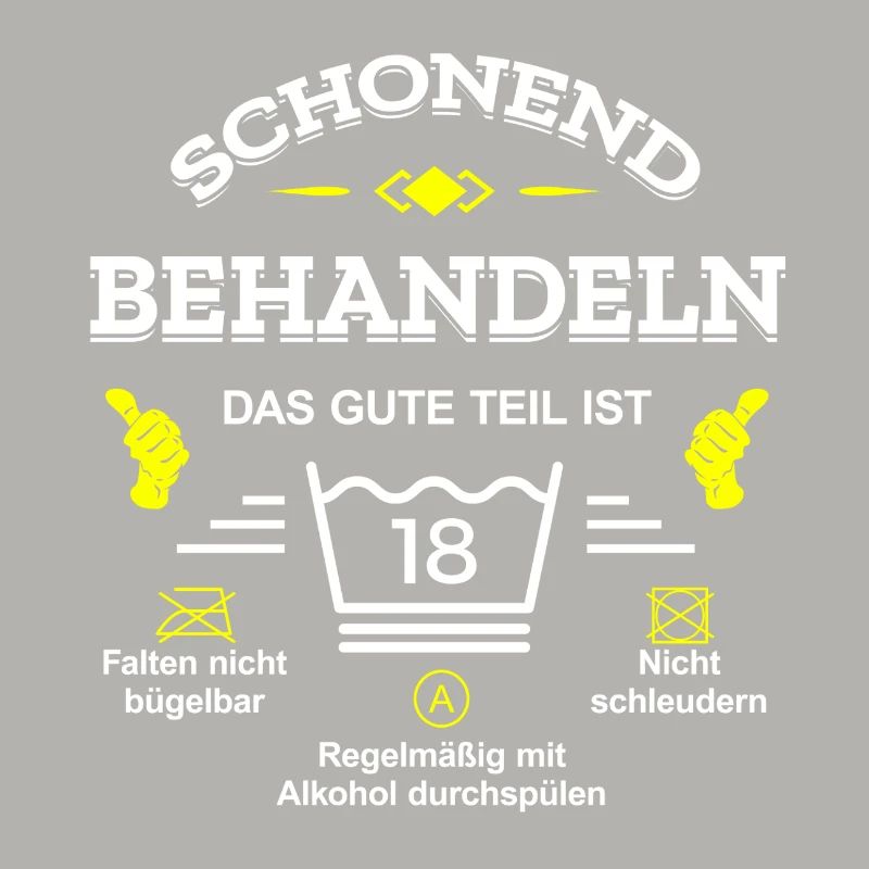 SCHONEND BEHANDELN 18. GEBURTSTAG