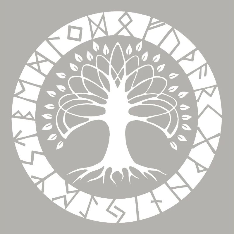 White Runic Tree