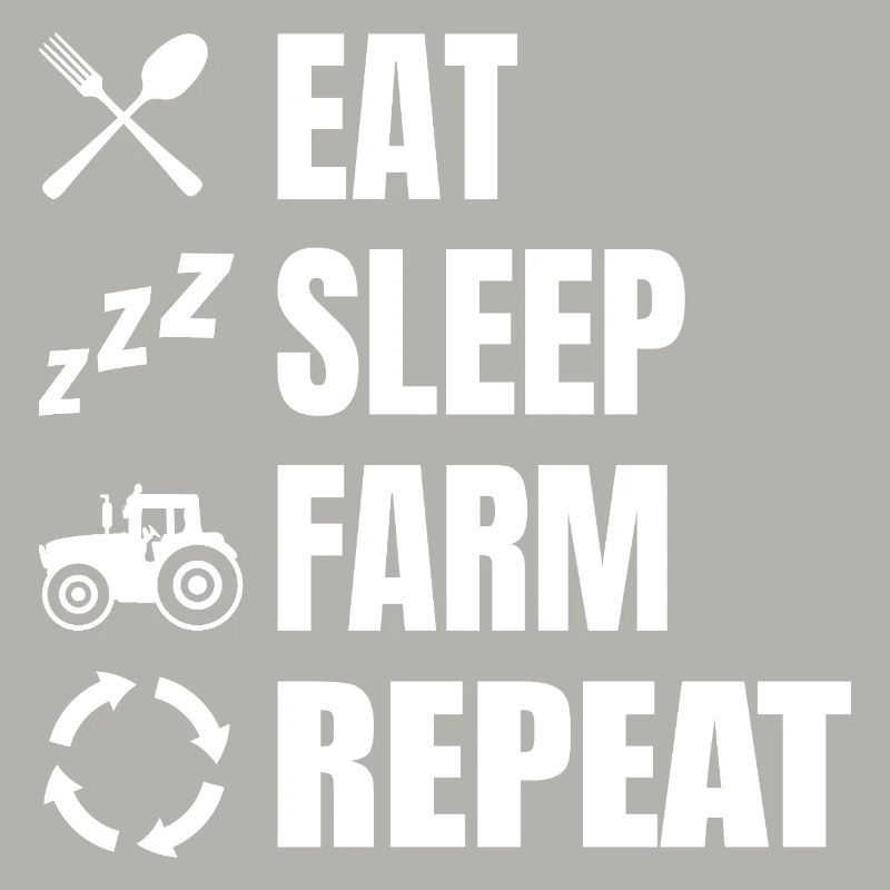 Manger, dormir, labourer, répéter