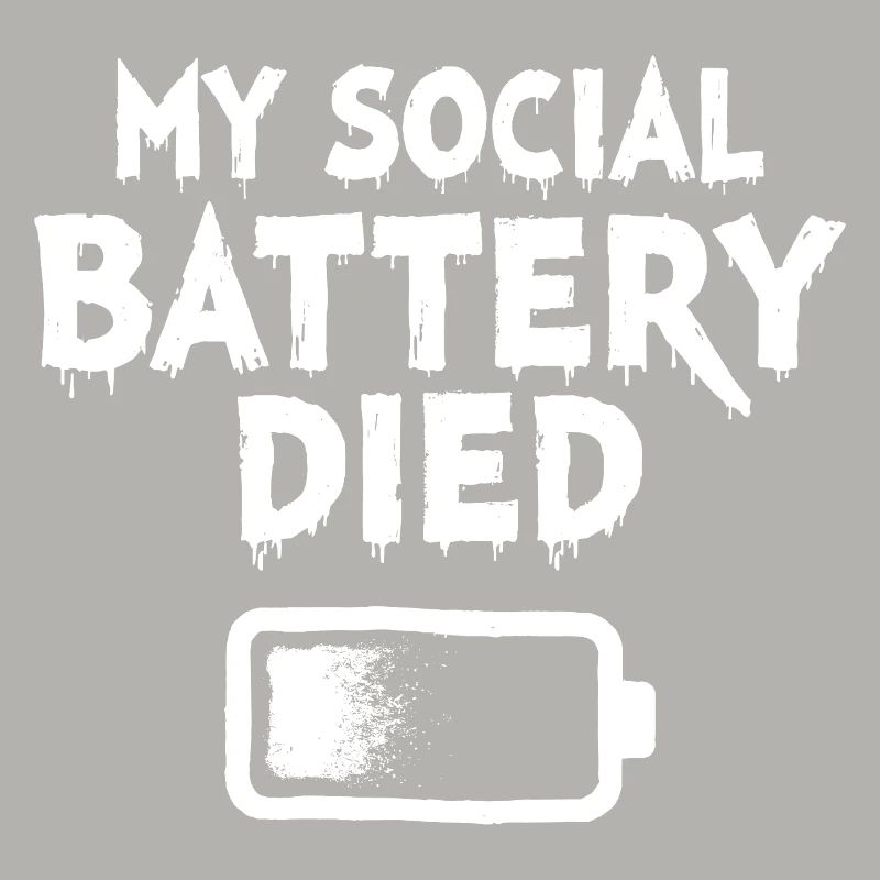 Déclaration d’introverti sur ma batterie sociale est morte